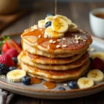 Banana Oat Pancakes