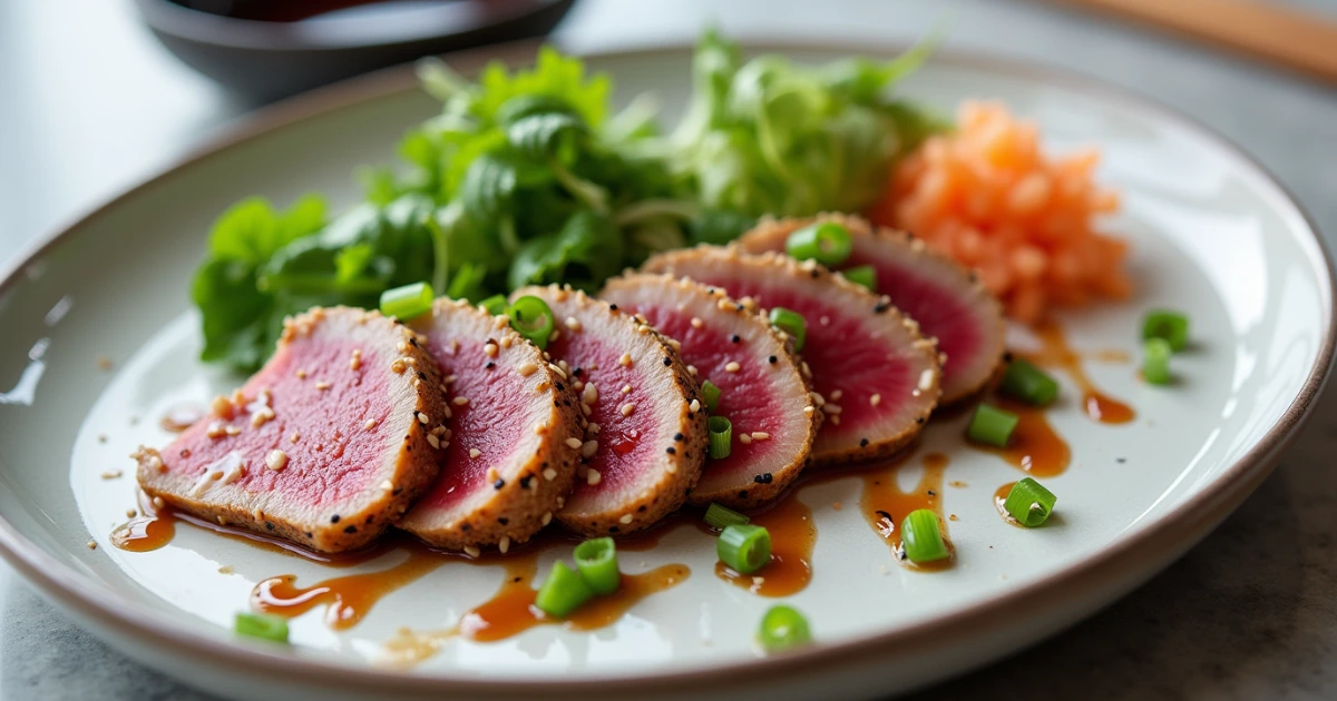 ahi tuna recipe -seared
